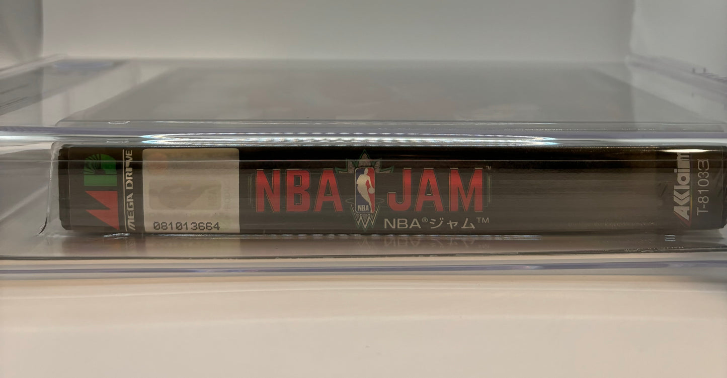 Factory Sealed SEGA (MD) NBA Jam WATA Graded 9.6 V-Overlap Seal A+